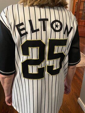 Elton John 2022 "Goodbye Yellow Brick Road" Farewell Tour Baseball Jersey XL